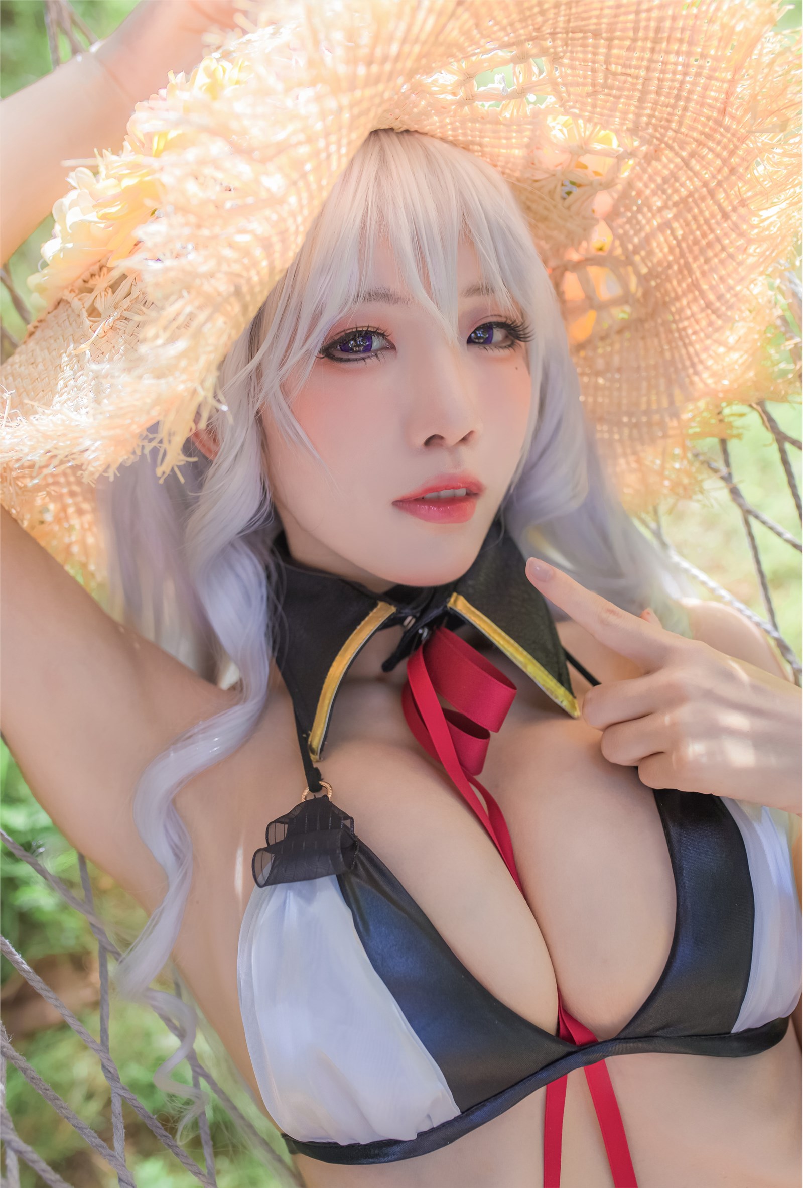 Aqua Water Miao - Alge rie Swimsuit (Azur Lane)(25)